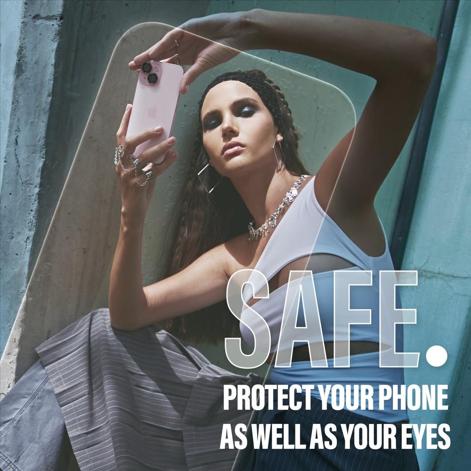 SAFE - PanzerGlass - Skærmbeskyttelse - Anti-Blue - iPhone 16 Pro Max - Ultra Wide Fit
