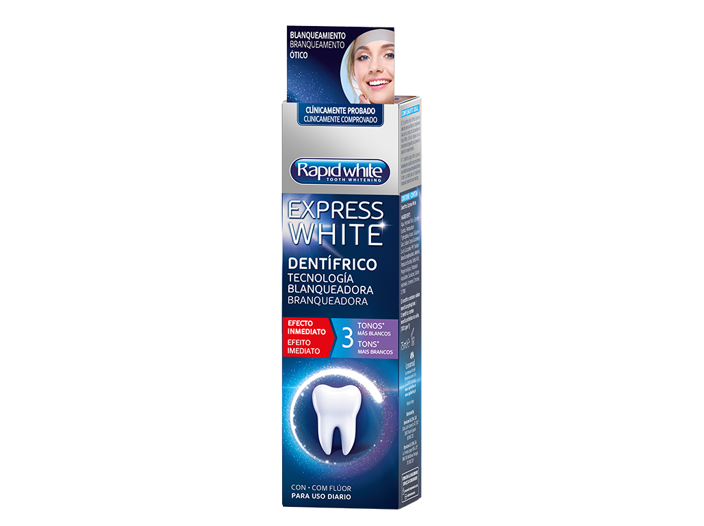 PASTA DENTÍFRICA RAPID WHITE BRANQUEADORA 75ML