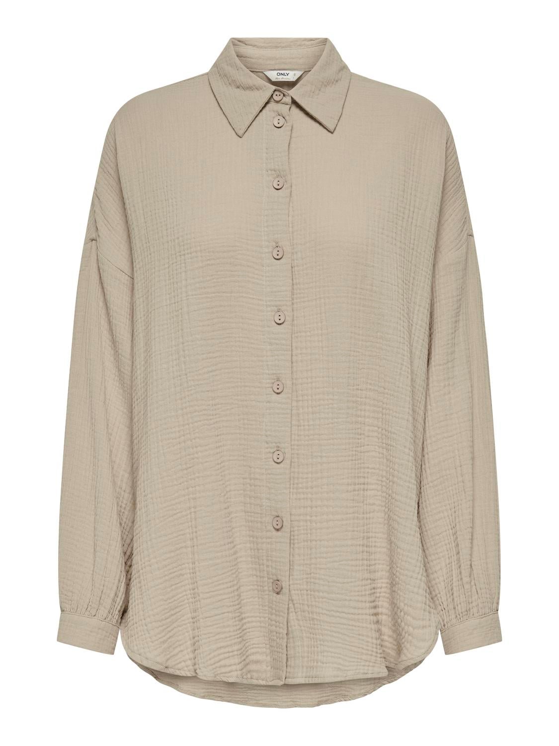 ONLTHYRA Hemd Oxford Tan