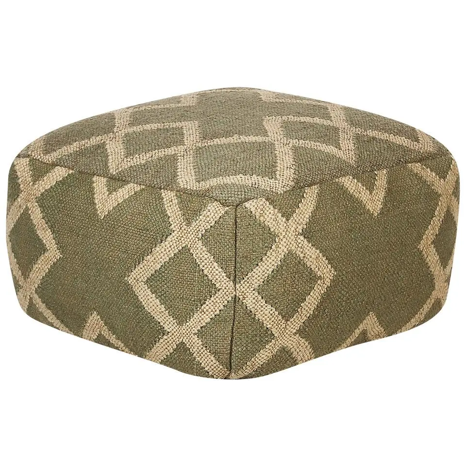 GOPI - Poef - Groen - Jute