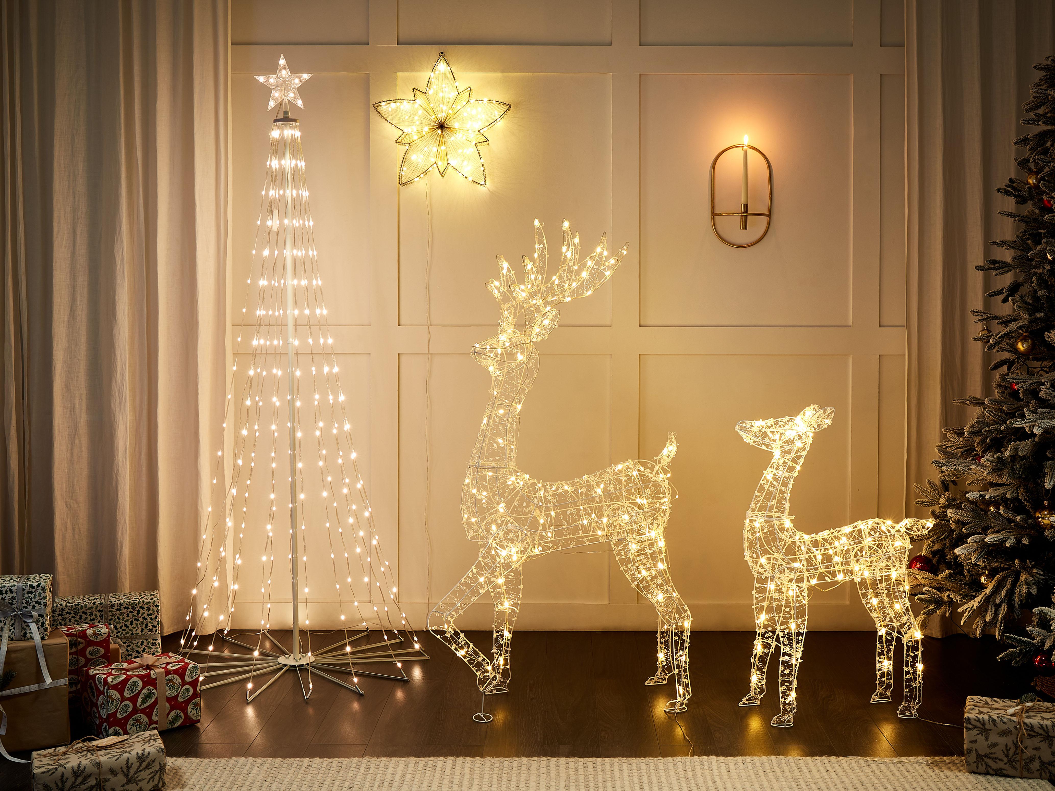 Hangende buitendecoratie LED HOFSOS Ster 50 cm Zilver