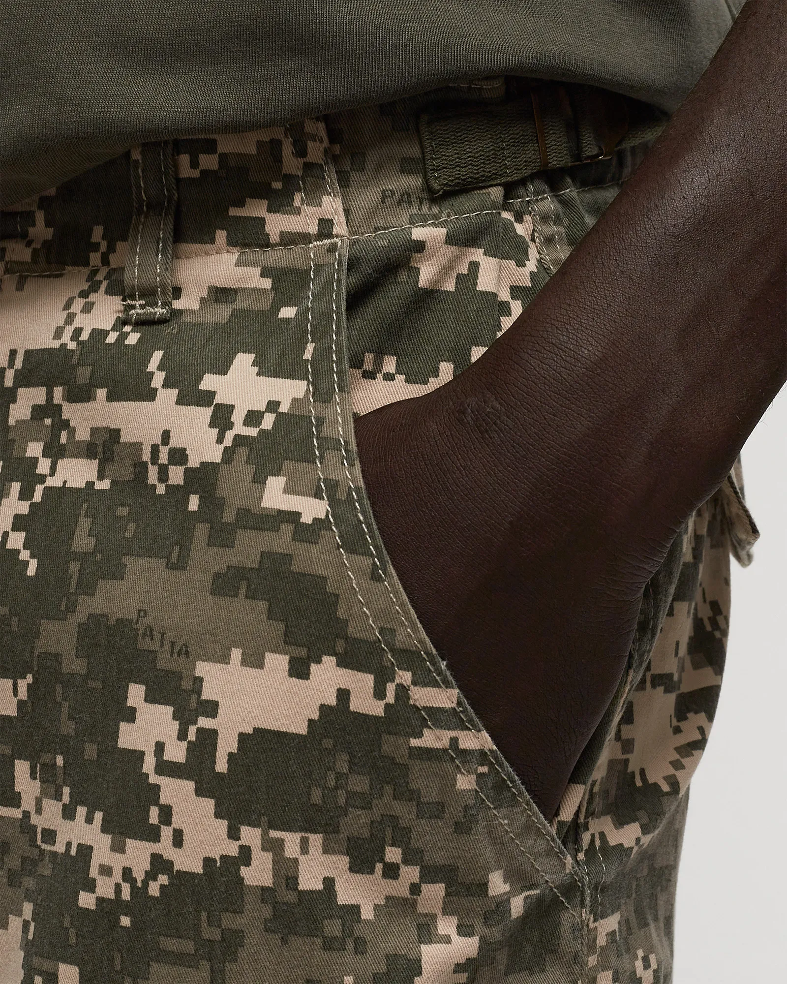 PATTA DIGI WASHED CARGO PANTS