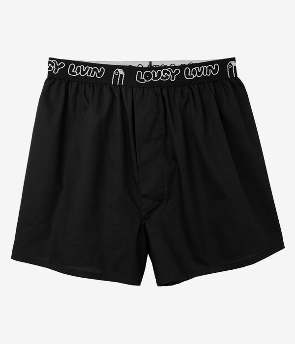 Lousy Livin Boxerbriefs Boxershorts (black white) 2er Pack