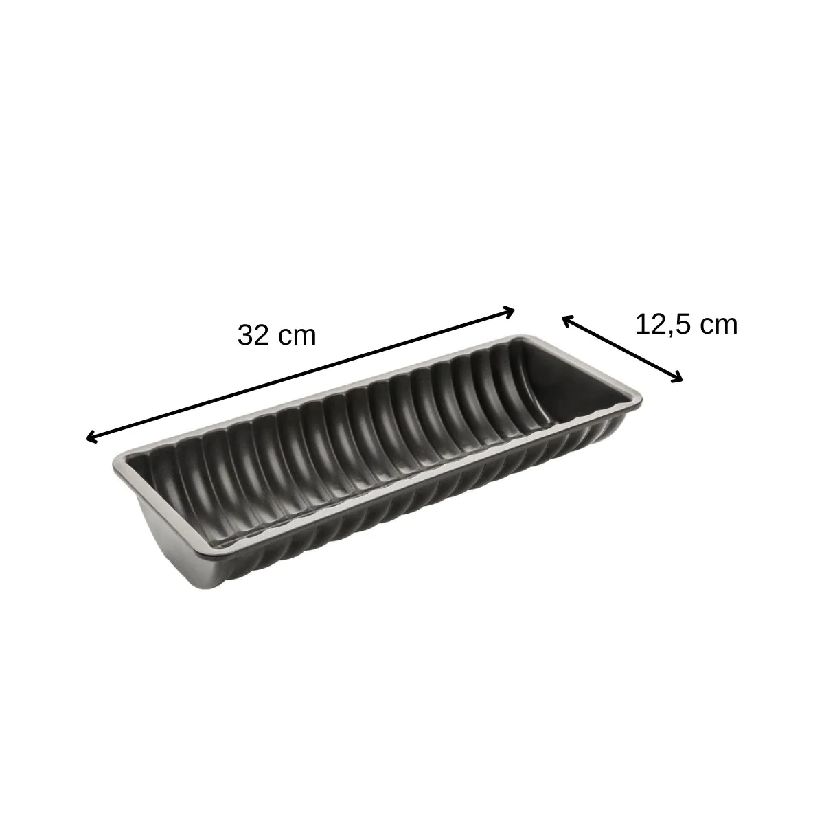 Moule à bûche de Noël Black Metallic Zenker