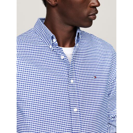 Tommy Hilfiger Heritage Oxford Gingham Skjorte, Royal Blue/Check, XXL