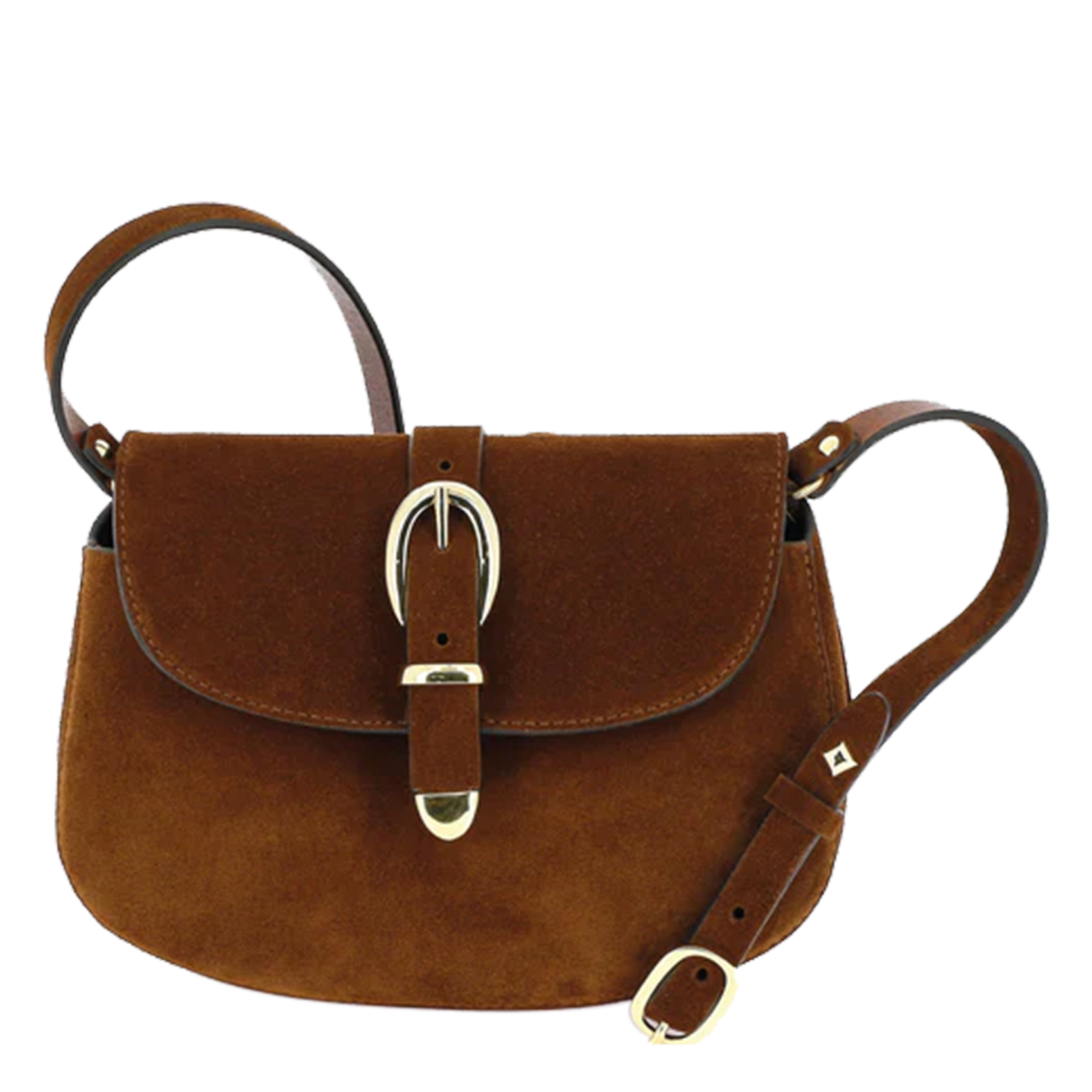 LE COURCY FRIEDA - Petit sac bandoulière en cuir| Marron
