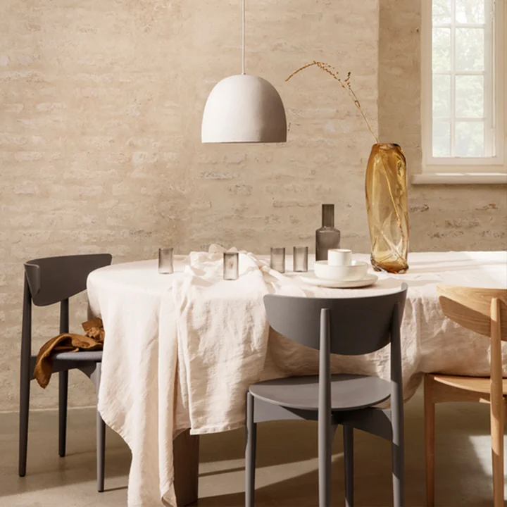 Ferm Living - Herman Stuhl, Holz, Buche weiss geölt