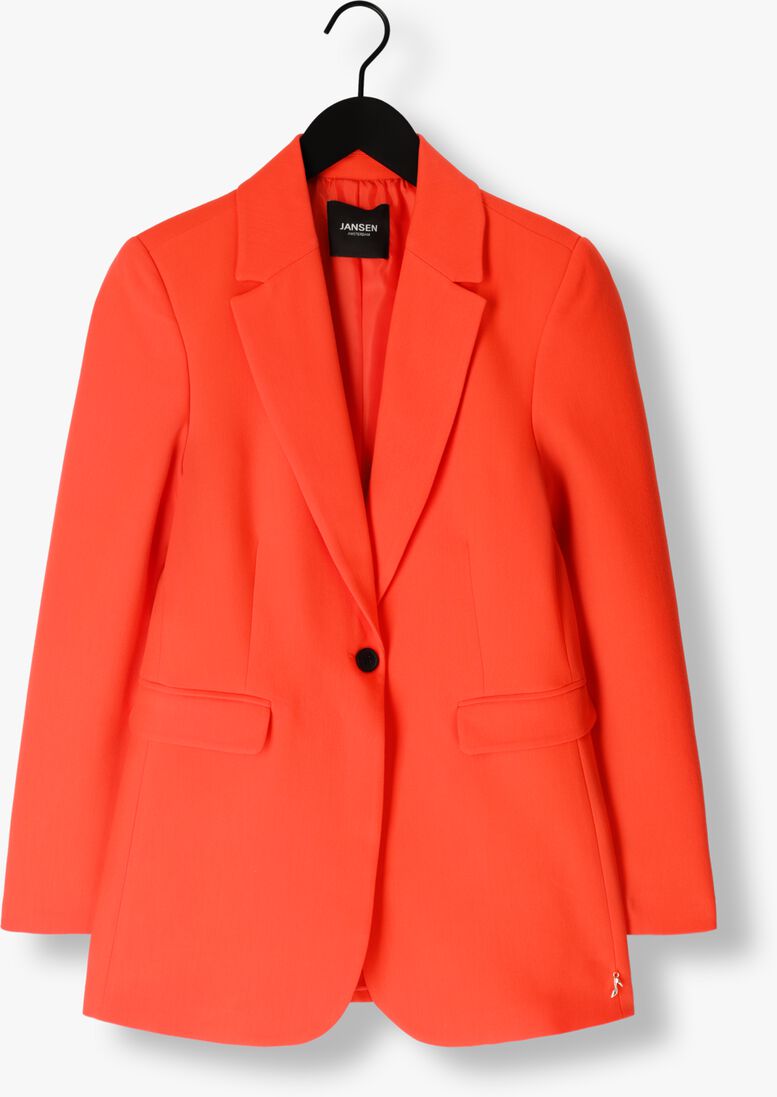 JANSEN AMSTERDAM oranje jansen amsterdam blazer wq238 woven blazer with long sleeve