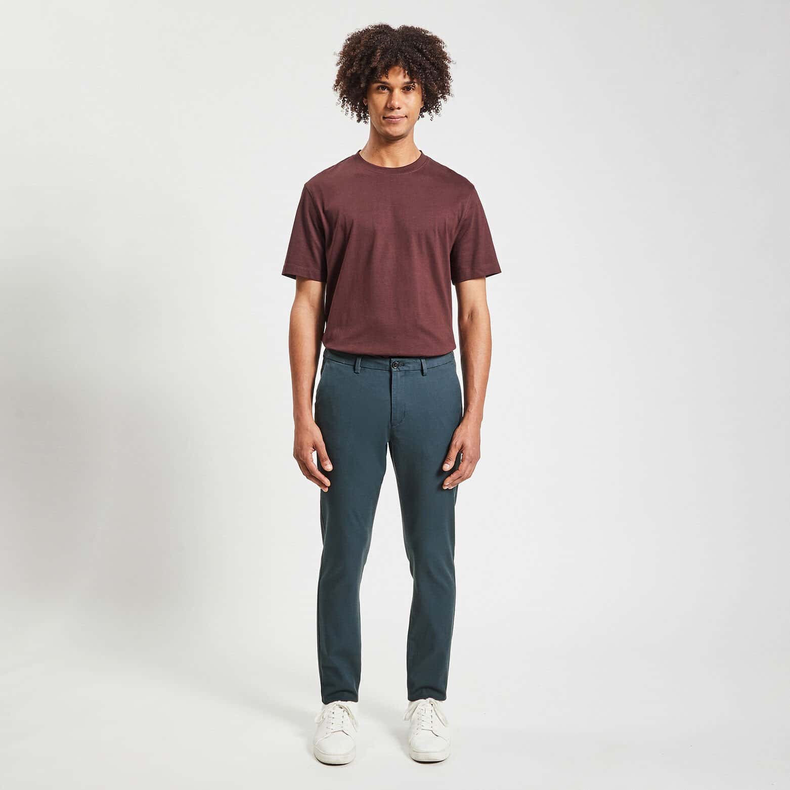 Pantalon chino slim urbain 'le parfait by JULES' Bleu