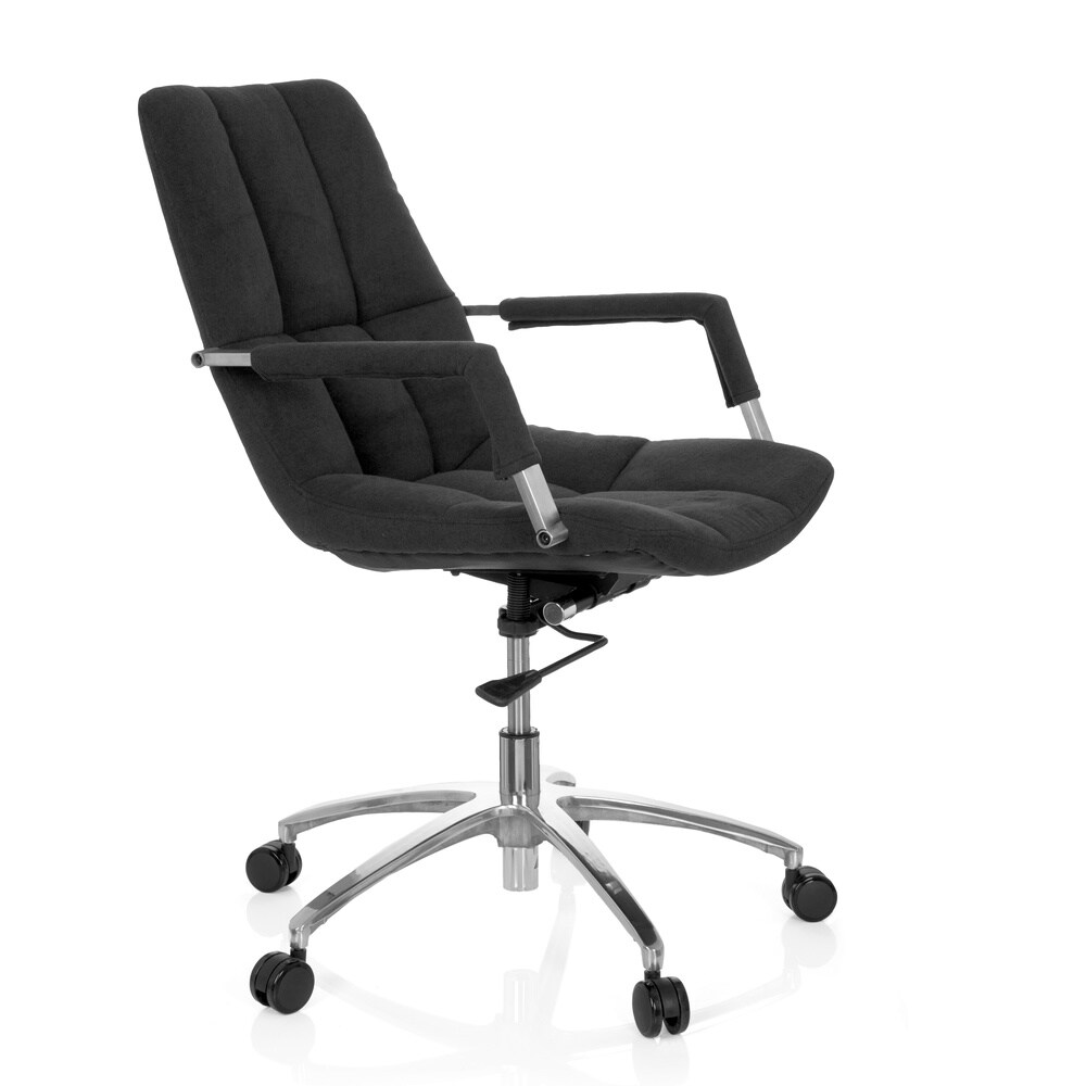 Home Office Bürostuhl SARANTO Stoff mit Armlehnen hjh OFFICE
