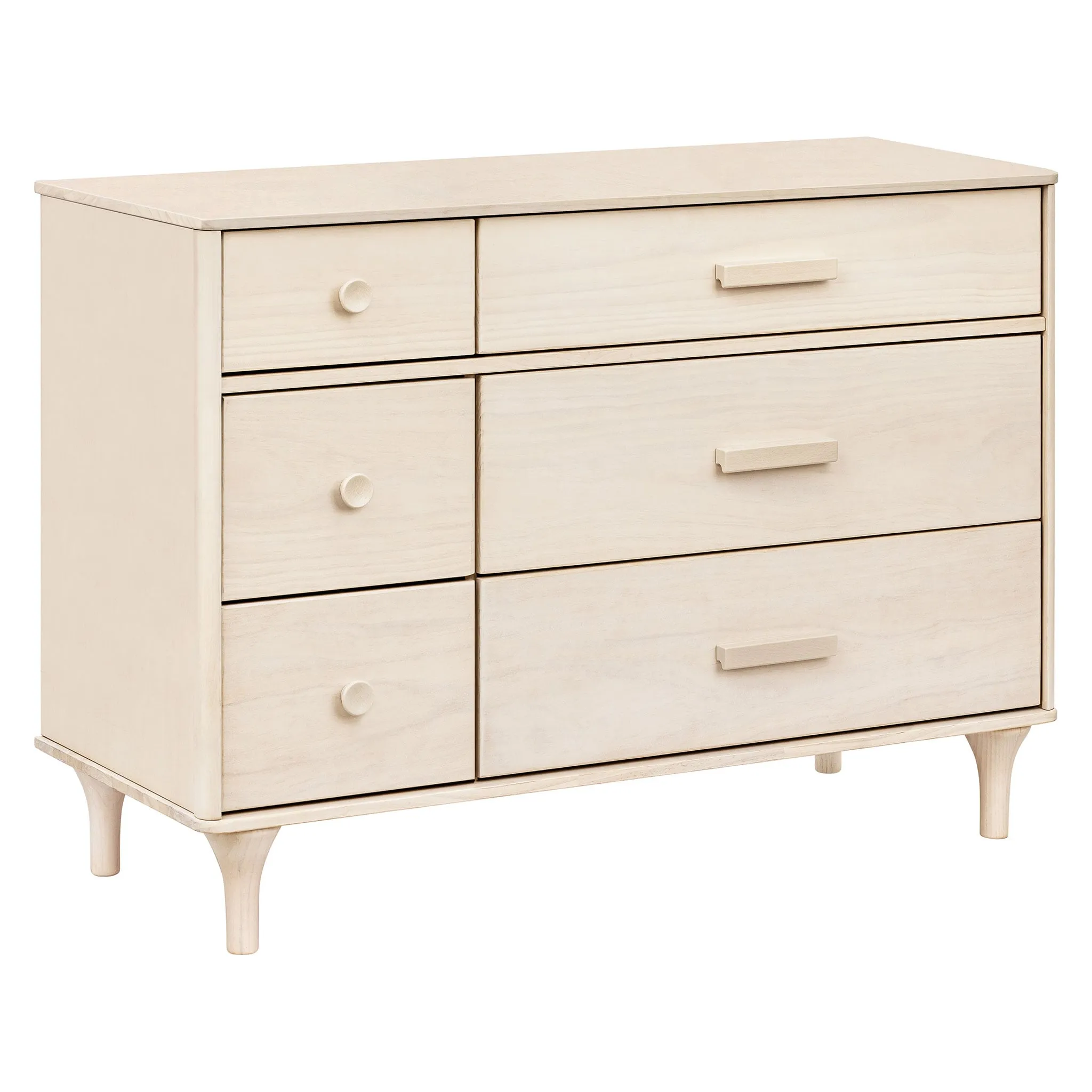 Babyletto Bureau Double 6 Tiroirs Lolly - Naturel Lavé