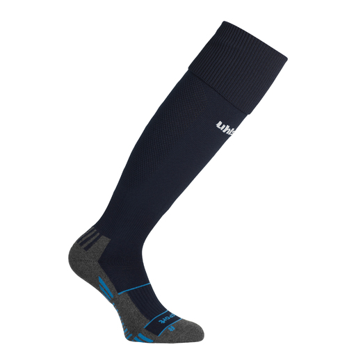 Calça legging Team Pro Player azul marinho/branca da Uhlsport