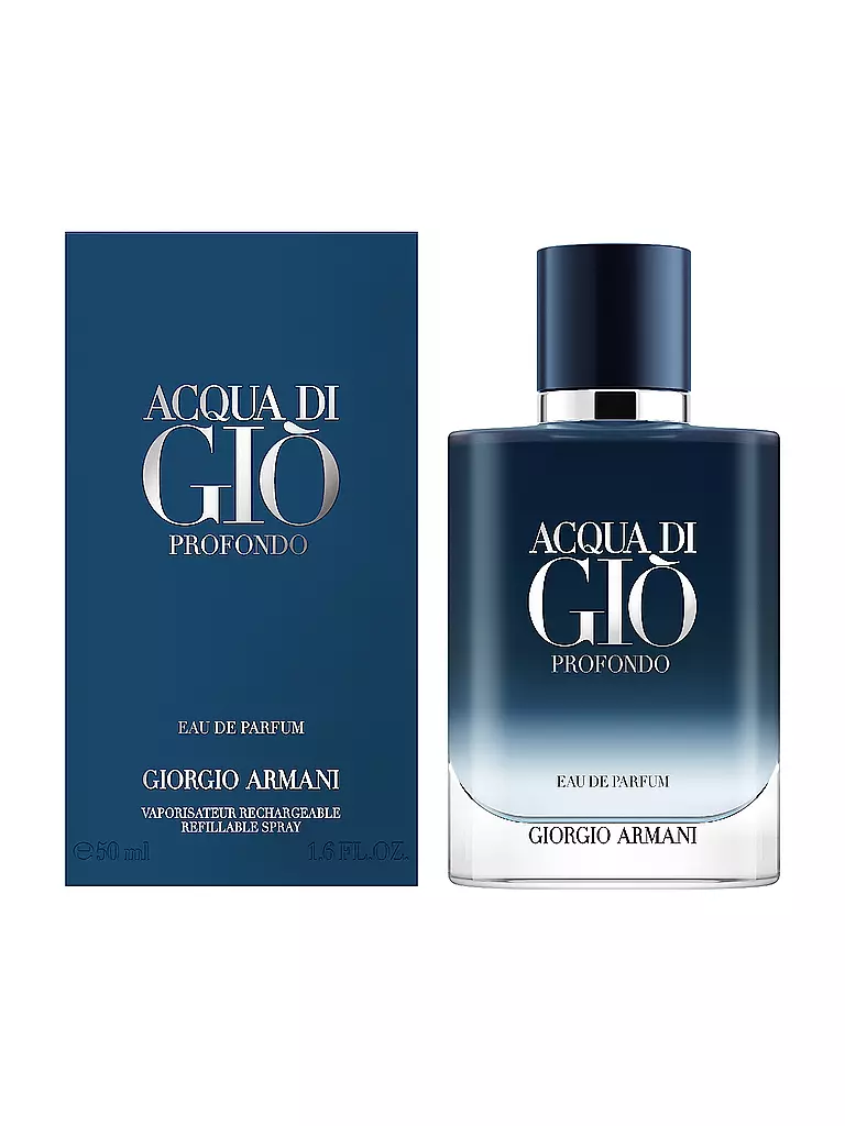 GIORGIO ARMANI Acqua di Giò Profondo Eau de Parfum 50ml Nachfüllbar keine Farbe