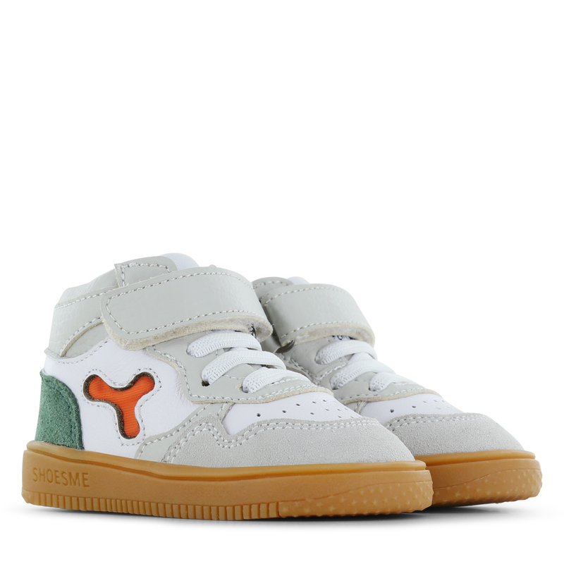 Shoesme grijs sneakertje Microfiber leer, Suède | Jongens schoenen