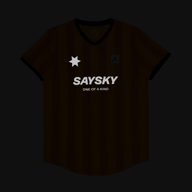 Saysky Stripe Combat T-Shirt Yellow