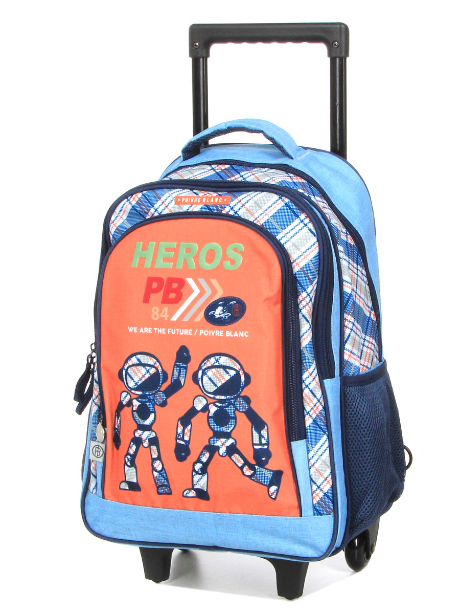 Sac À dos À roulettes Poivre Blanc Boy Robot