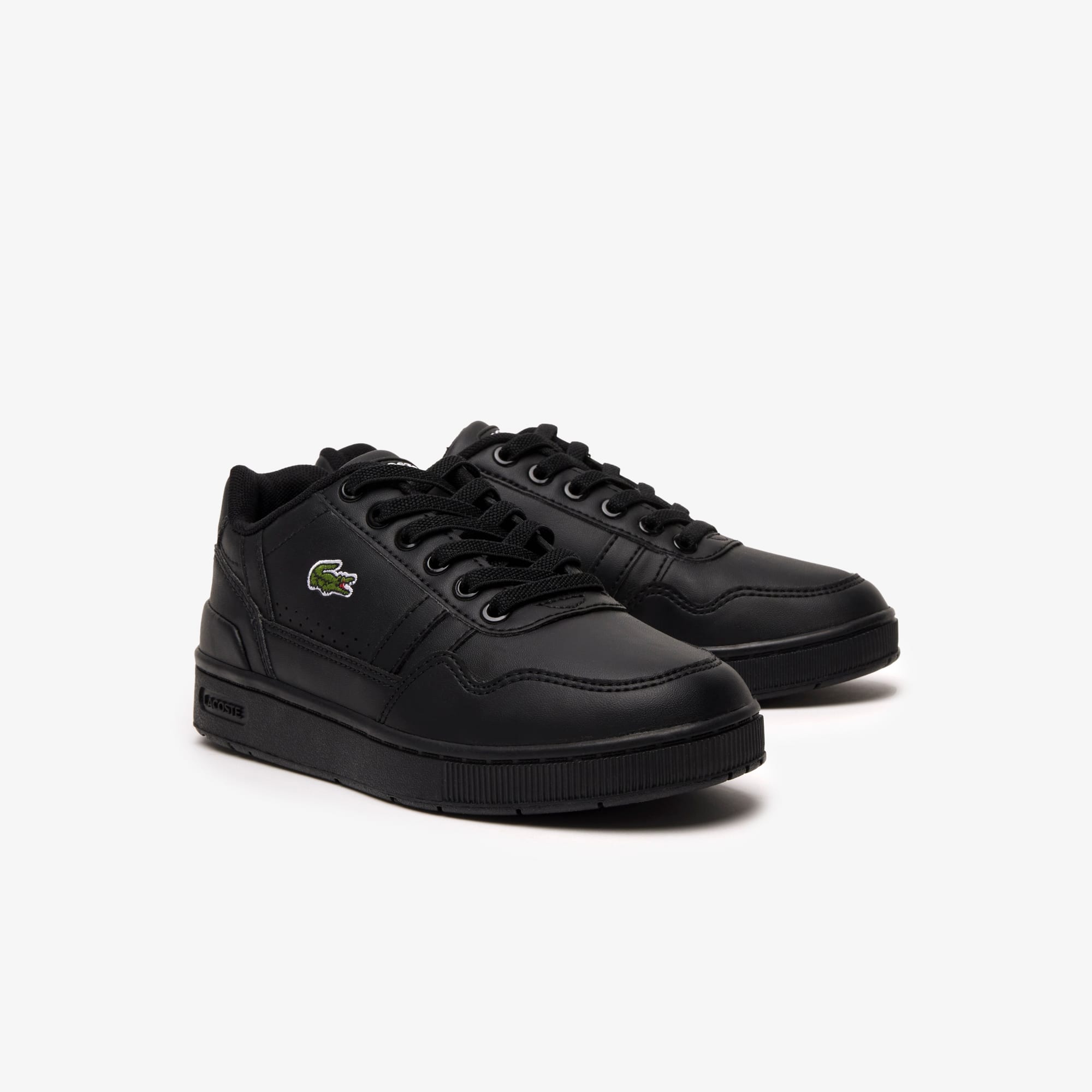 Sneakers T-Clip enfant Lacoste en synthétique avec détail coloré Sneakers - Noir - Lacoste - Enfant