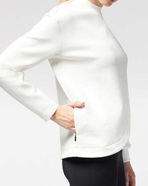 LAMUNT - POLAIRE CLELIA LOGO THERMAL SWEATSHIRT