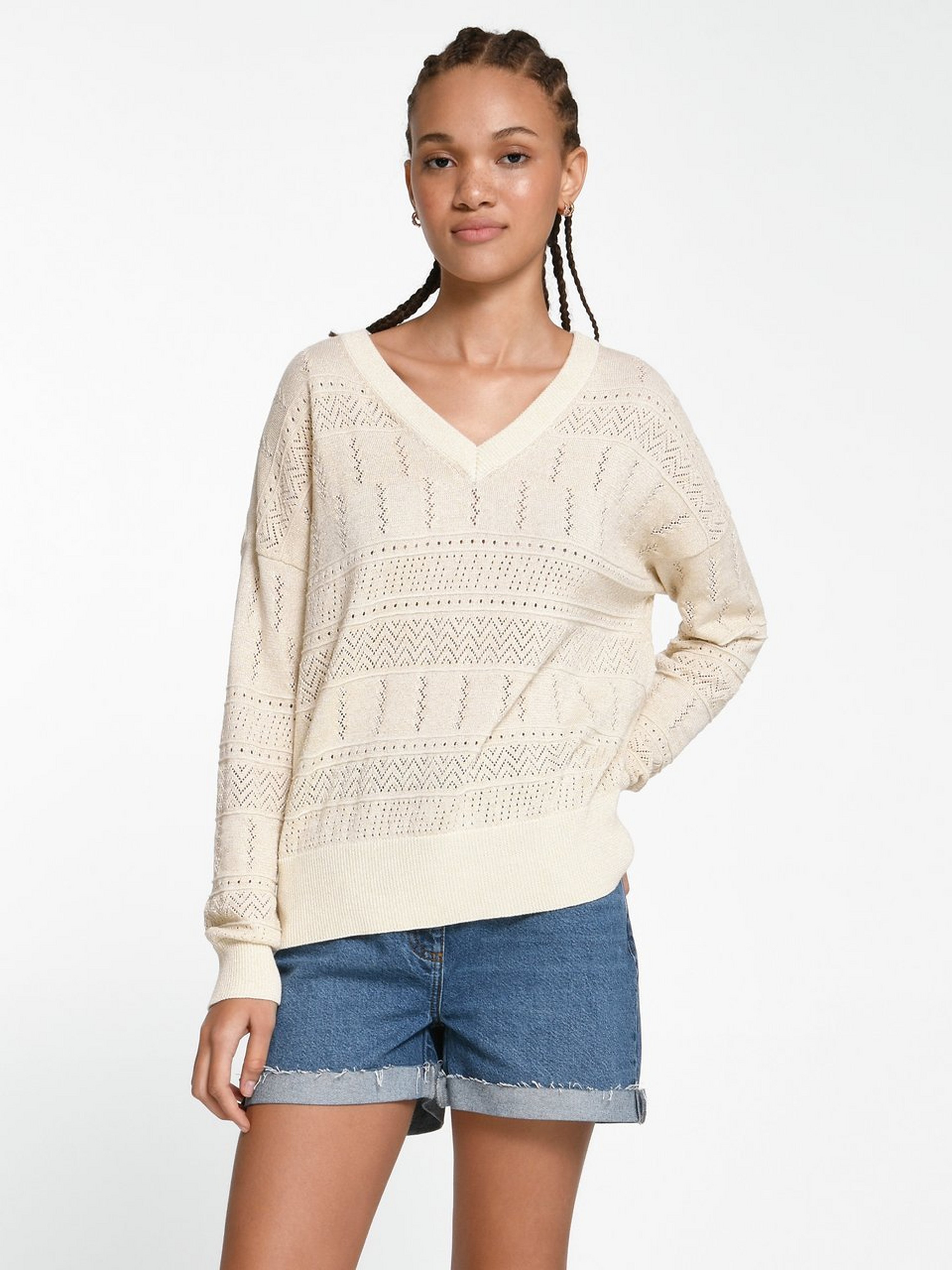 V-Pullover