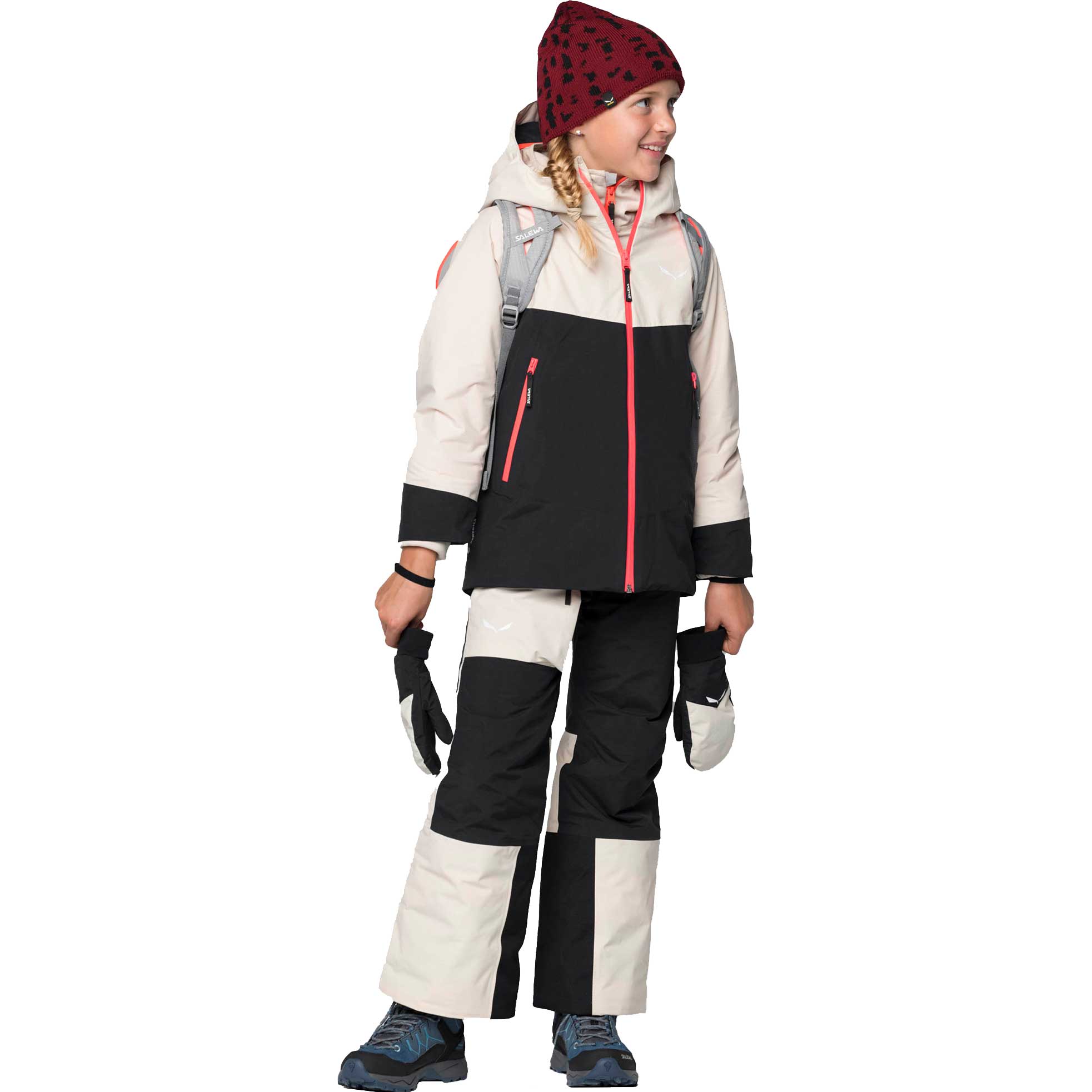 SALEWA Sella PTX/TWR Schneehose Kinder oatmeal