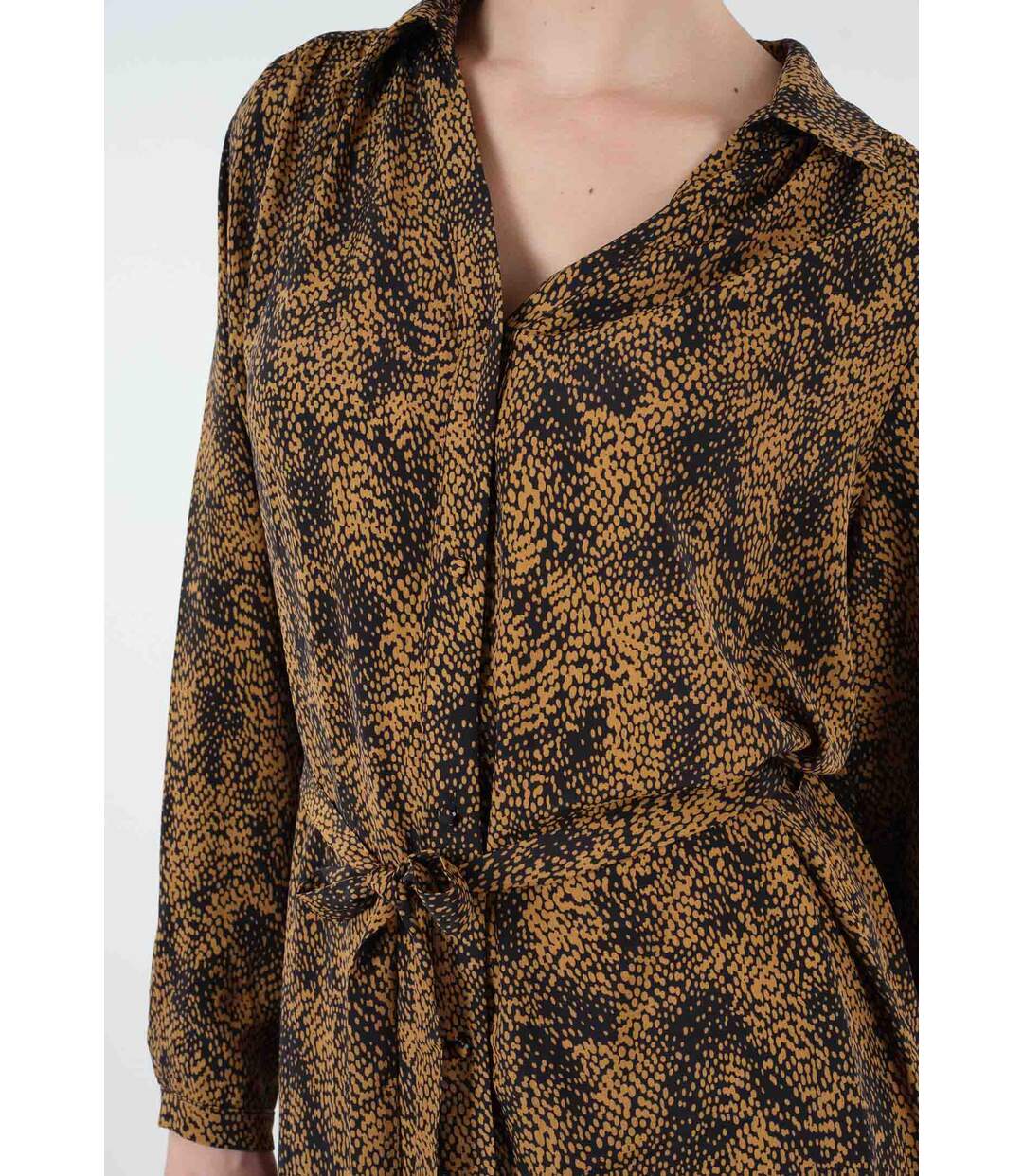 Robe imprimé graphique YELENA