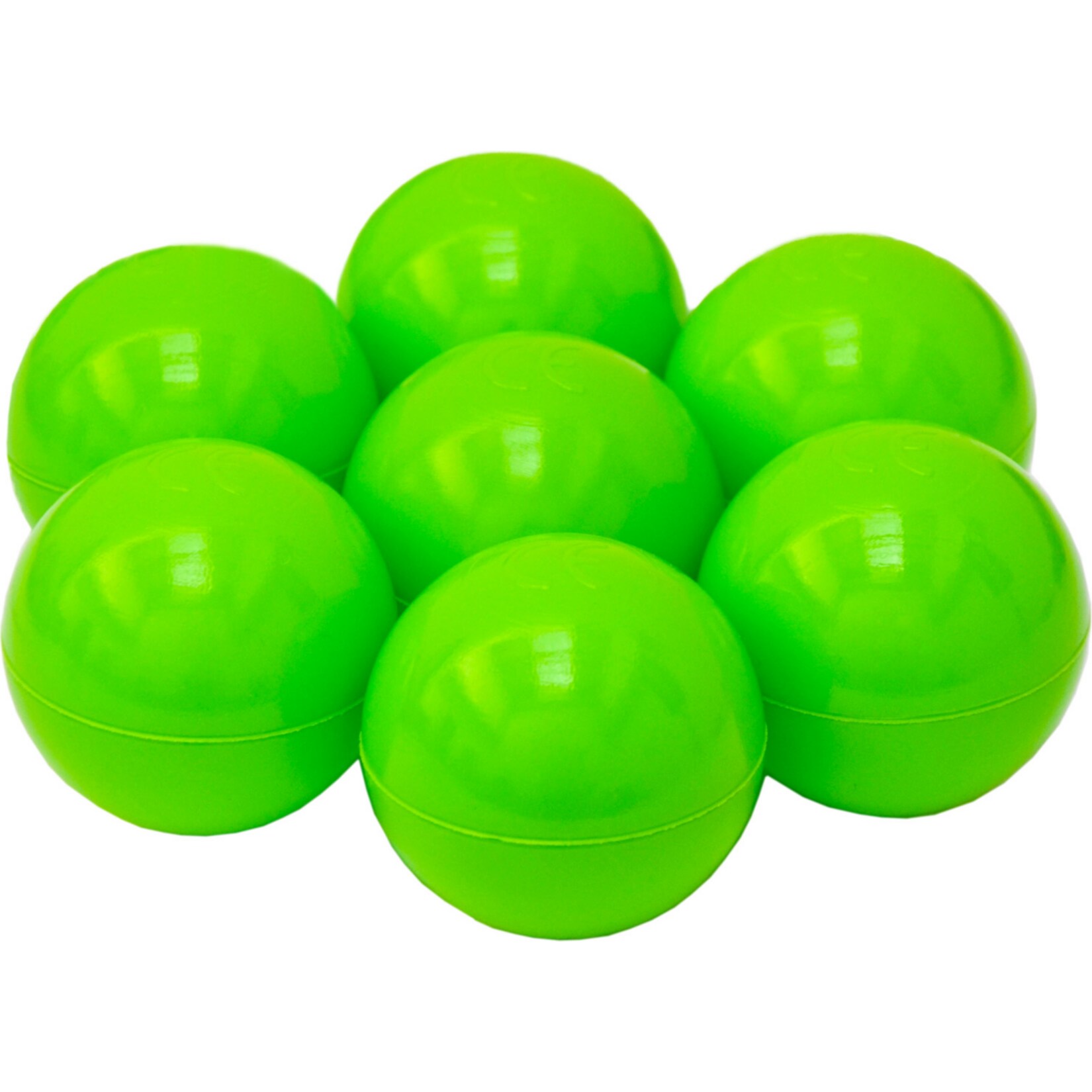 50 Bälle für Bällebad 5,5cm Babybälle Plastikbälle Baby Spielbälle Grün