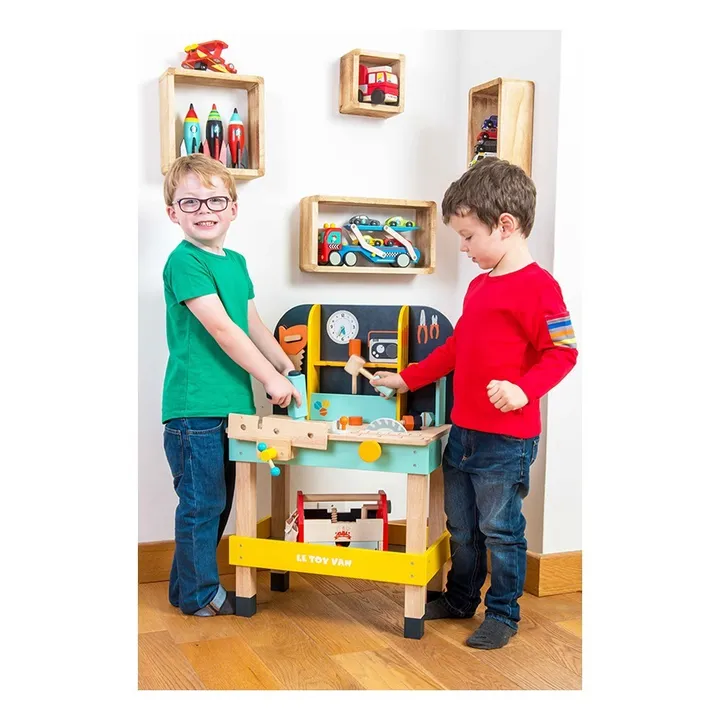 Le Toy Van Etabli en bois et ses 12 accessoires
