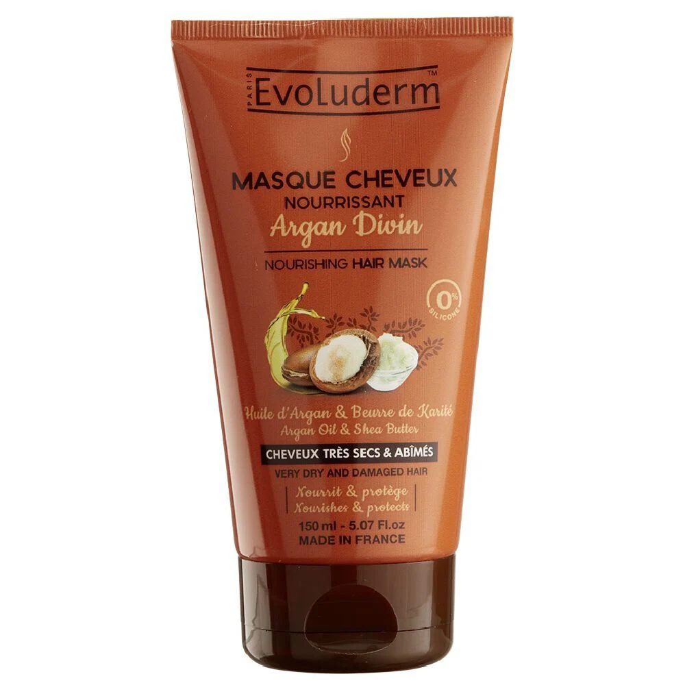 Masque cheveux Evoluderm argan divin 150 ml