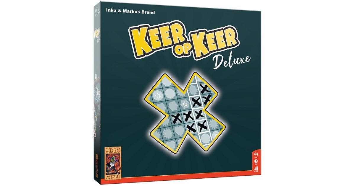 999 GamesKeer op Keer Deluxe Dobbelspel  (Nederlands, 1 - 6 spelers, 20 minuten, Vanaf 8 jaar)