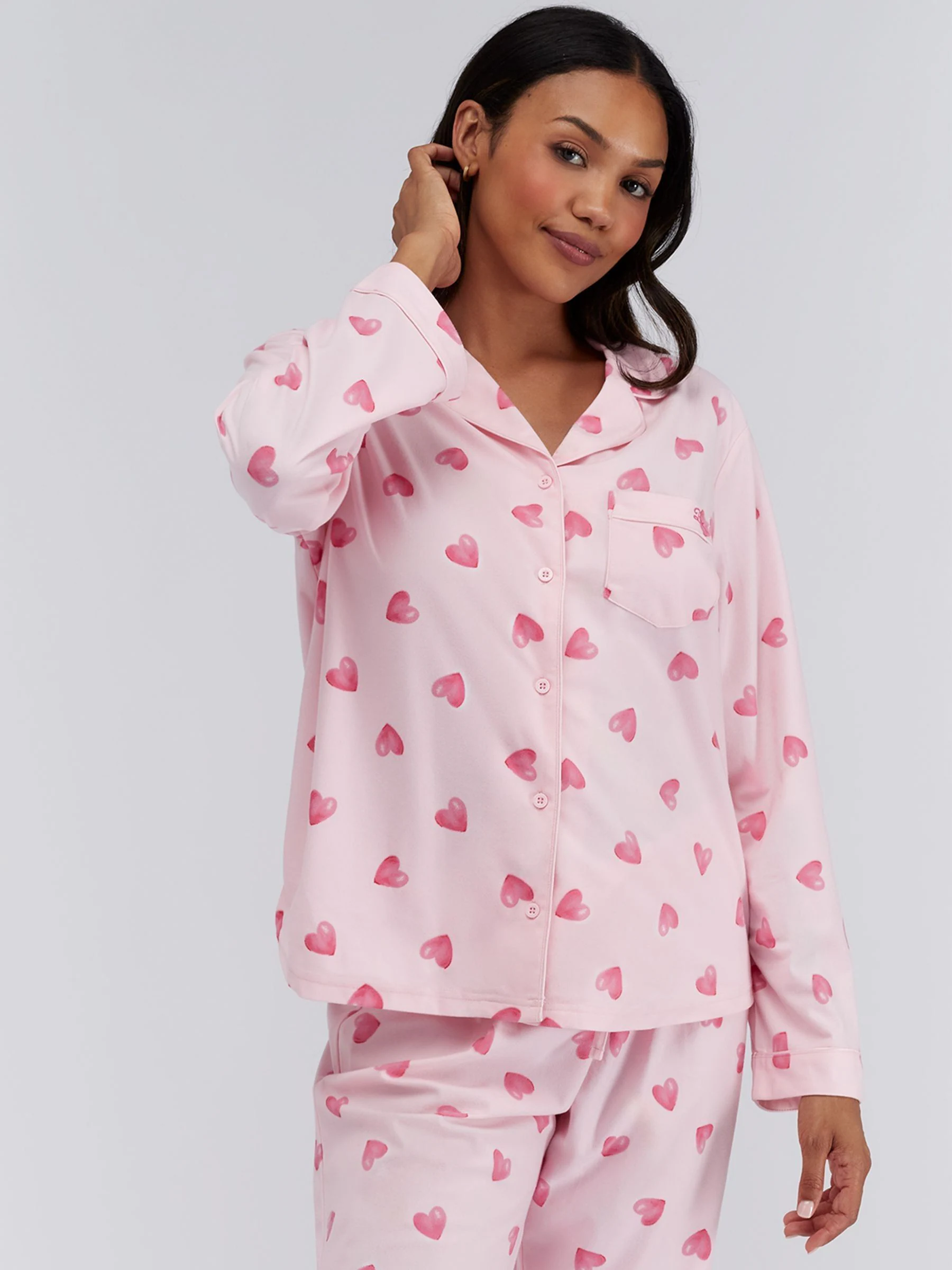 Roze hartenprint - Boux Avenue Pyjamas In a Bag