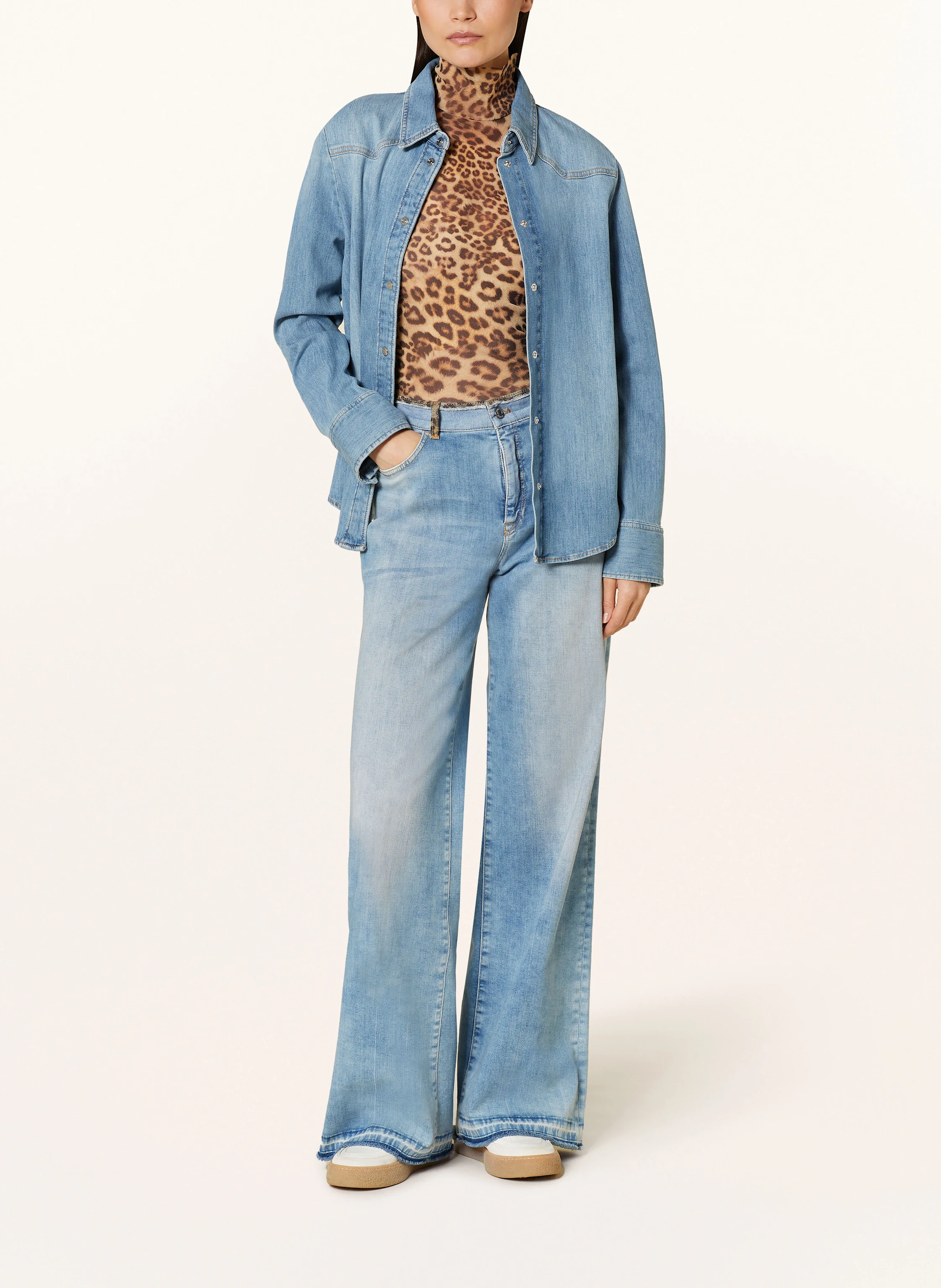 MARC CAIN Longsleeve aus Mesh