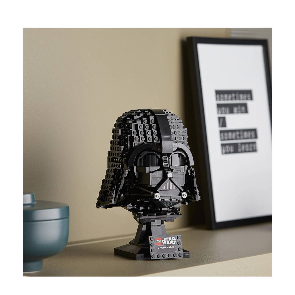 Darth vaderDarth Vader helm Bouwpakket voor Volwassenen en Decoratie 75304