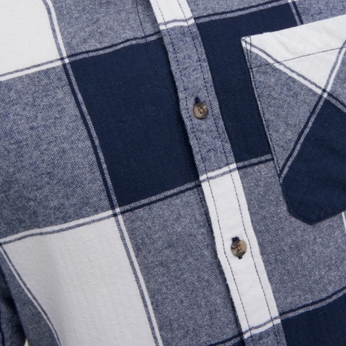 Jack & Jones - 12215467 JOROWEN CHECK COMFORT SHIRT LS NOOS BRIGHT WHITE Azul