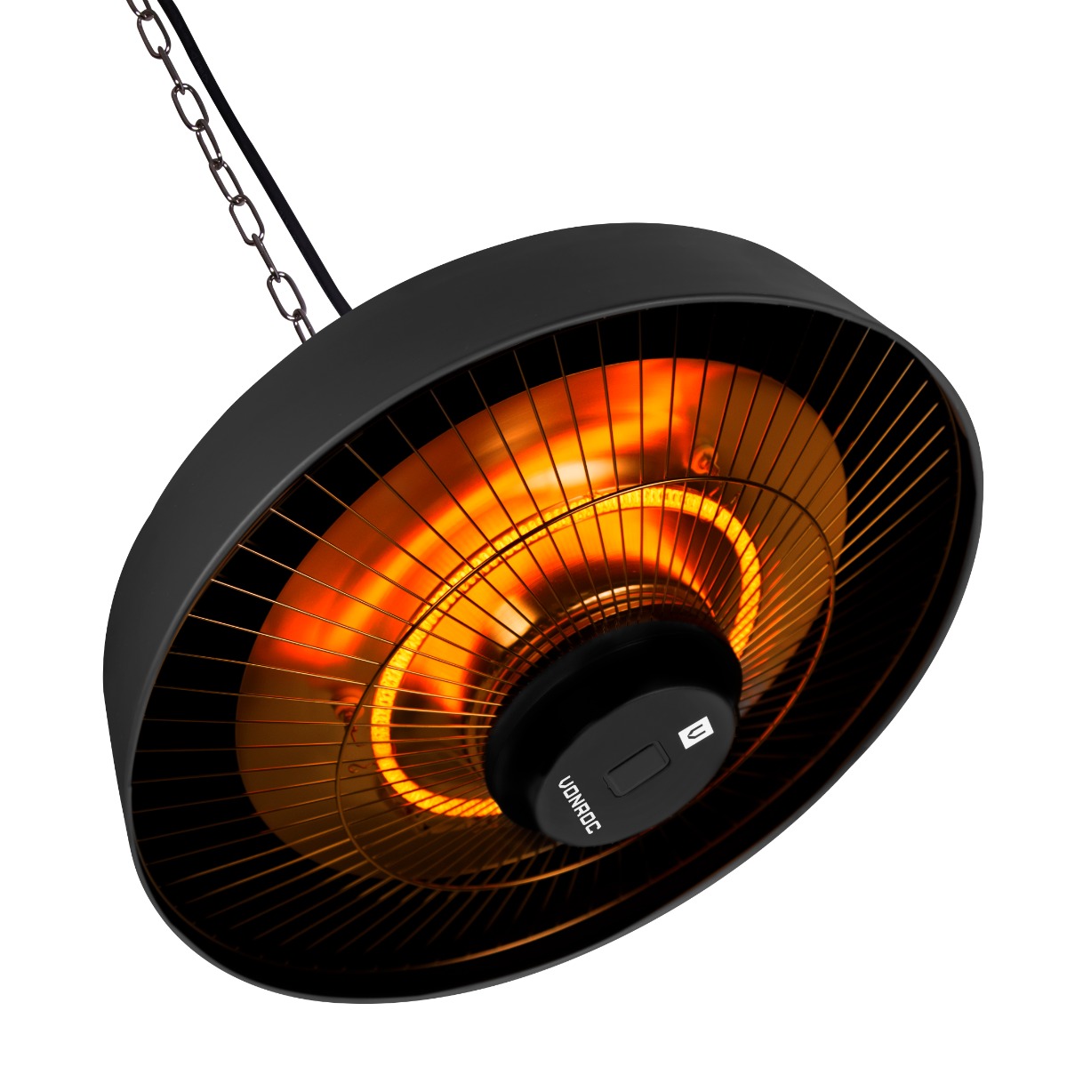 VONROC Vulcano 2000 watt hangende terrasverwarmer