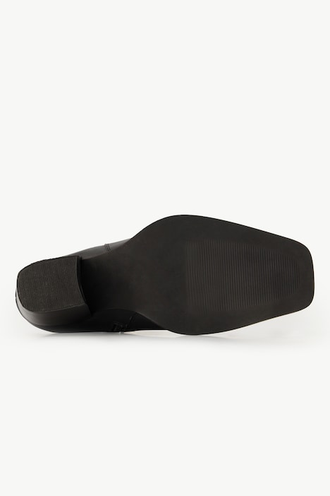 Leder-Stiefeletten, Schmucknaht, Wechselfußbett, Weite H
