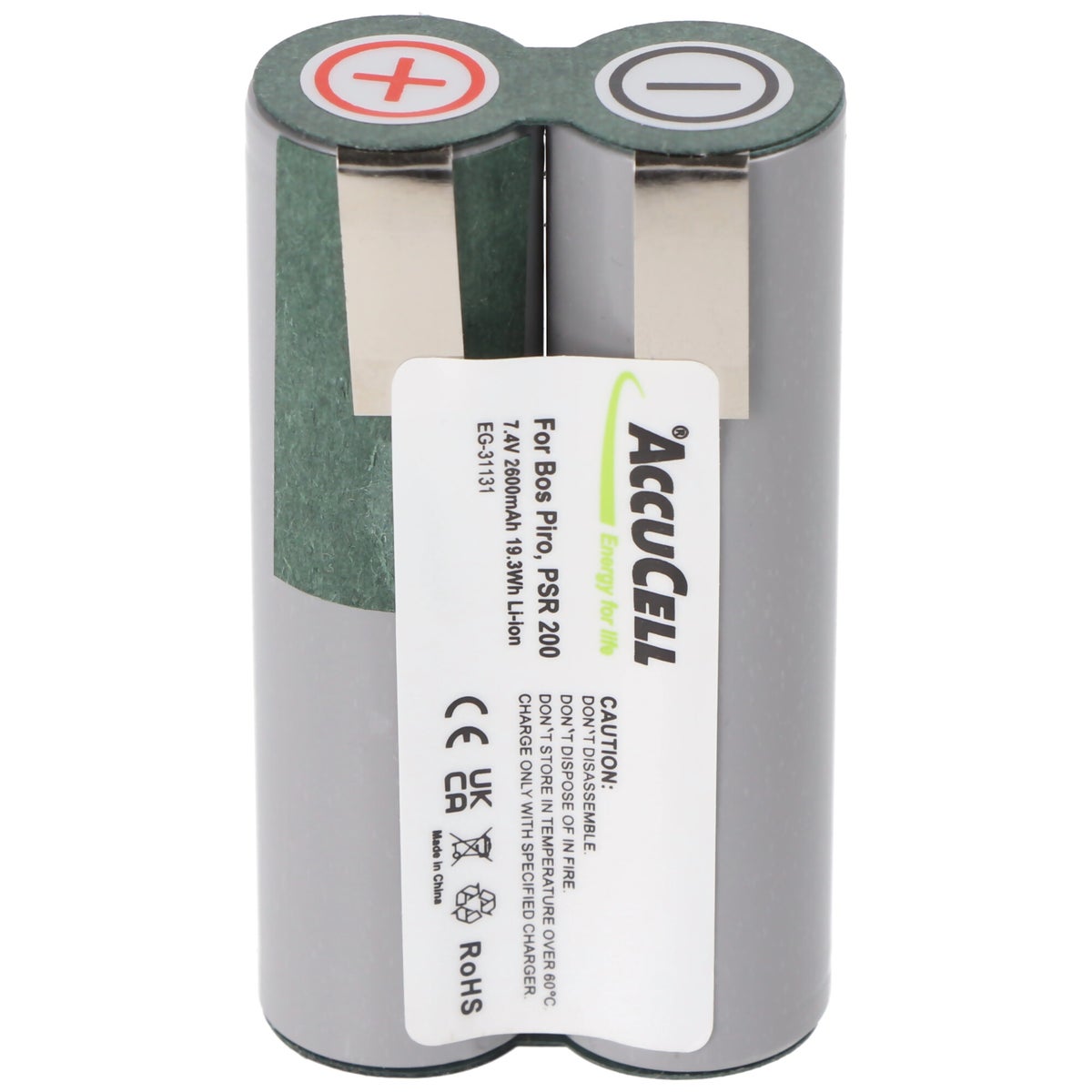 Accu geschikt voor Bosch Prio accu PSR 200 Li-ion 7.2-7.4 Volt 2600mAh 19.3Wh