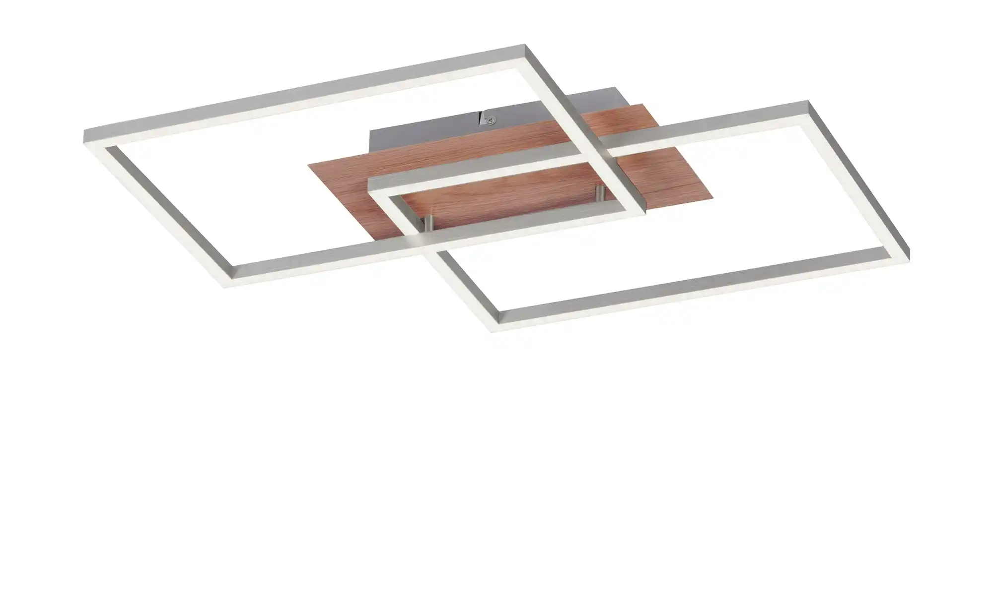 Paul Neuhaus LED-Deckenleuchte, 2-flammig, Kunststoff-Holzdekor