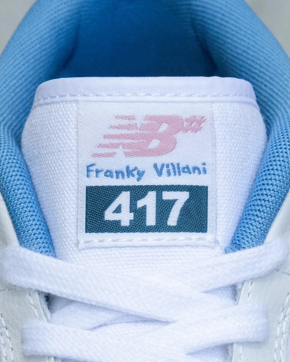 New Balance Numeric Franky 417 White Blue Laguna 6 US / 38.5 EU
