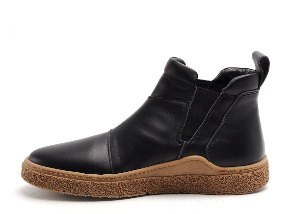 Kokoon boots bottine plates femme fantine noir