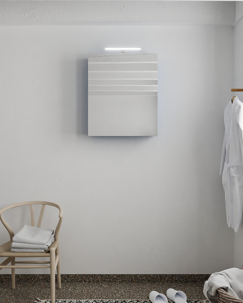 Mondiaz Cubb spiegelkast 50x70x16cm kleur jeans met 1 deur
