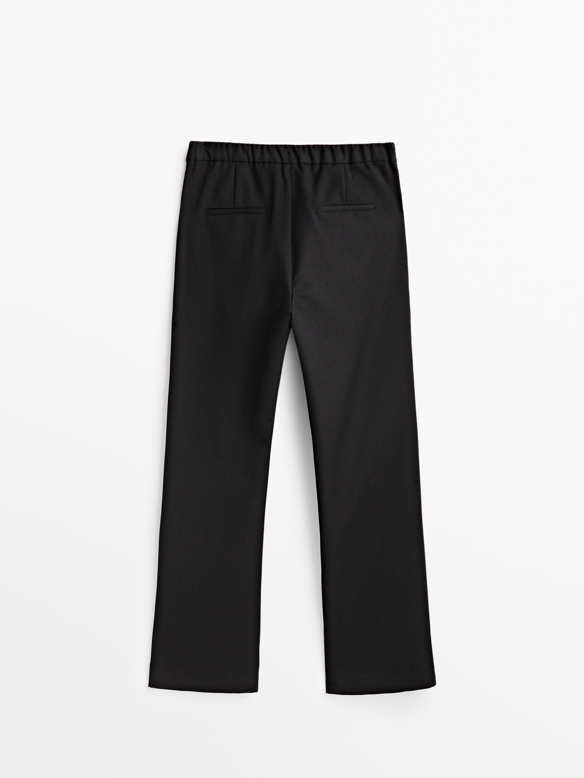 Calça com lana kick flare - NEGRO