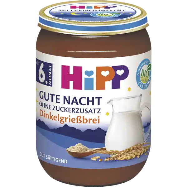 Bio Gute Nacht Dinkelgrießbrei