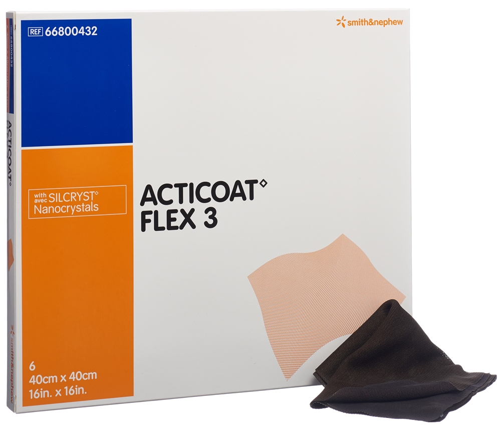 ACTICOAT Wundverband 40x40cm 6 Stk