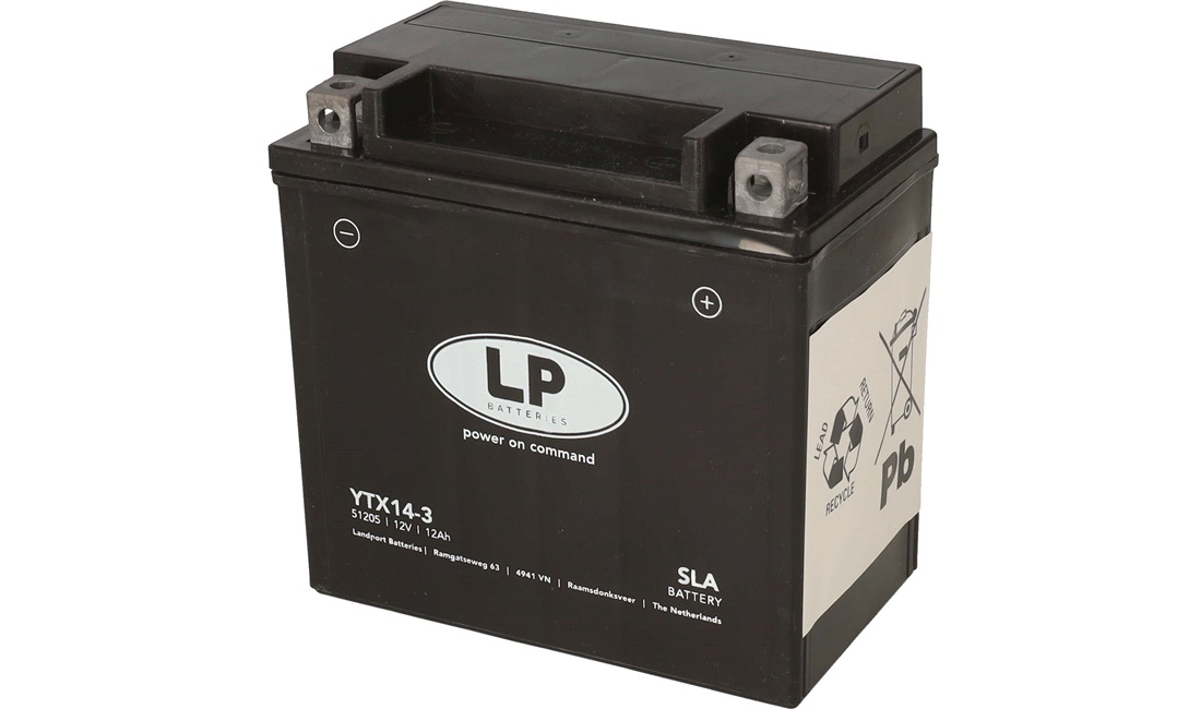 Batteri LP 12V-12Ah AGM, XJ900 94-03