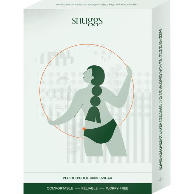 Snuggs period underwear Active highrise light black L