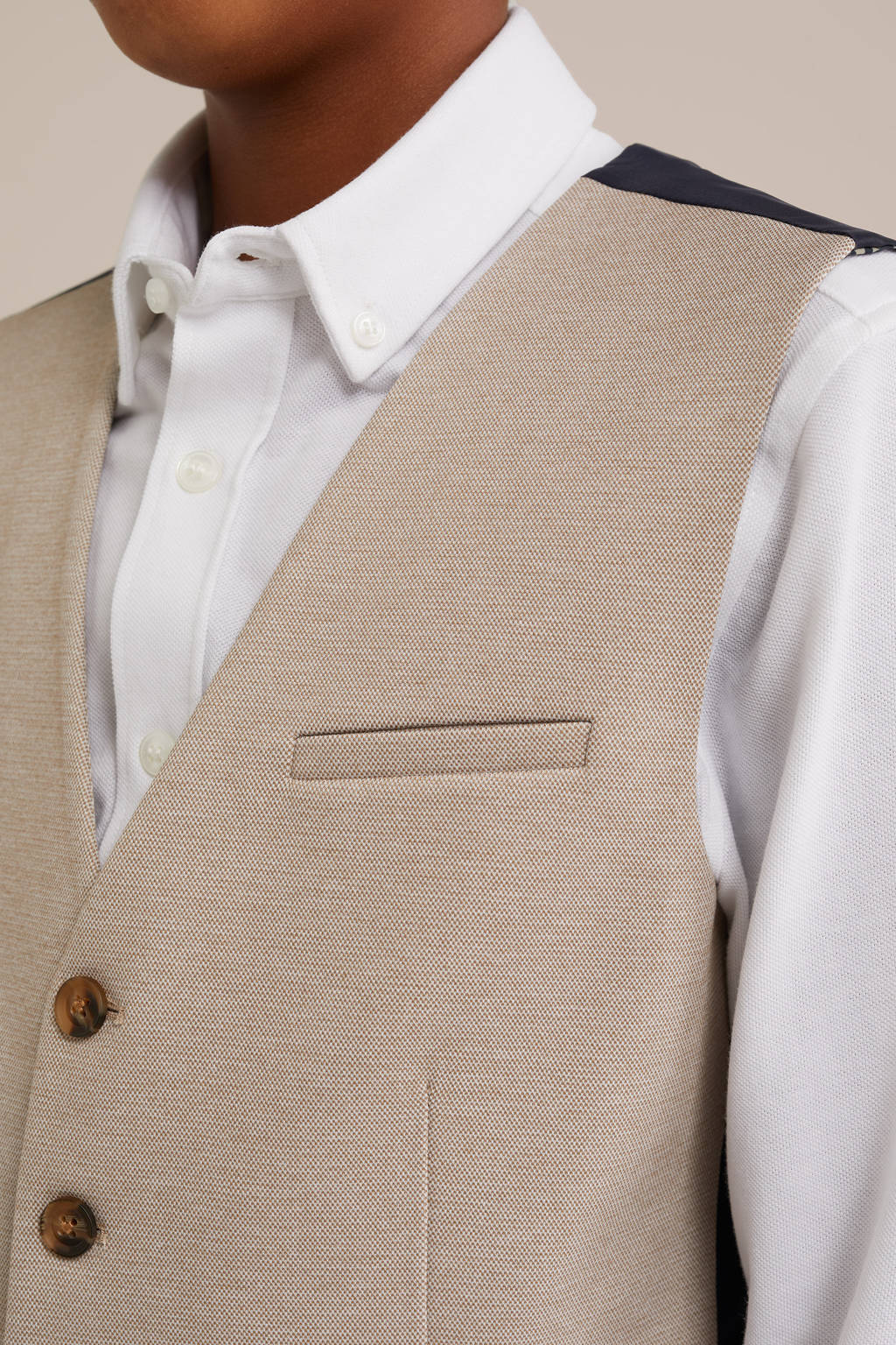 WE Fashion gilet beige