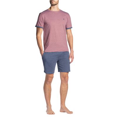 Pyjama homme short jersey fines rayures DODO HOMEWEAR®