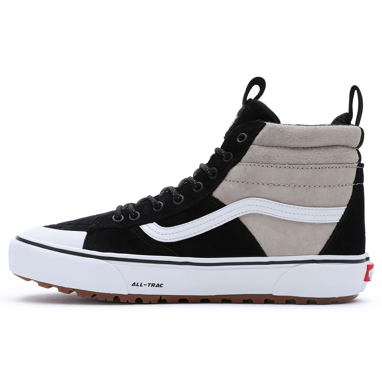 Vans Baskets en Velours de Cuir SK8-Hi MTE-2 noir/beige