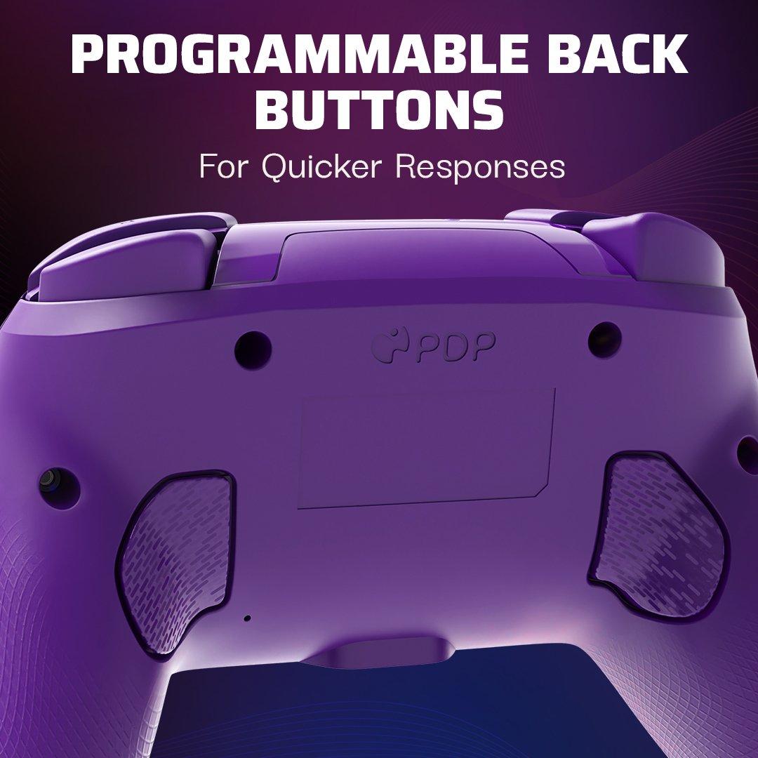 PDP Afterglow™ Wave Nintendo Wireless Controller: Purple with Motion