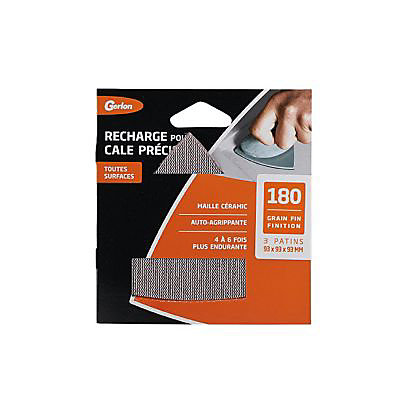 3 patins pour cale précision grain fin
